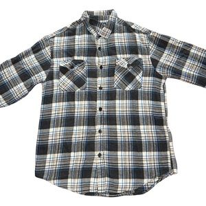 Retrofit Long Sleeve Button Up Shirt Size M